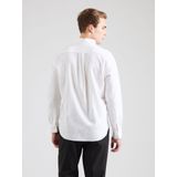 Gant - Overhemd - Wit - Linnen/Katoen - Lange Mouw