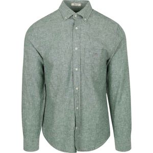 GANT - Overhemd - Woody Green - Katoen en Linnen