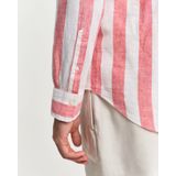 GANT - Regular-Fit Overhemd - Blauw - Linnen-Katoenmix