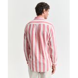 GANT - Regular-Fit Overhemd - Blauw - Linnen-Katoenmix