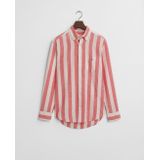 GANT - Regular-Fit Overhemd - Blauw - Linnen-Katoenmix