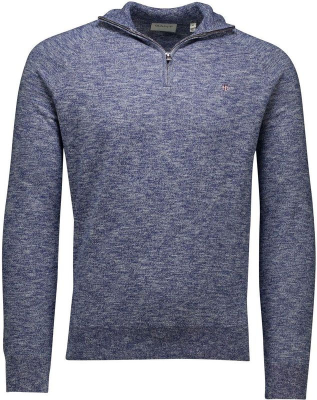 GANT - Coton SLUB - Sweater - Dusty Blue Sea