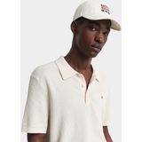 Gant - MICRO TEXTURED COTTON SS POLO - Beige - Katoen