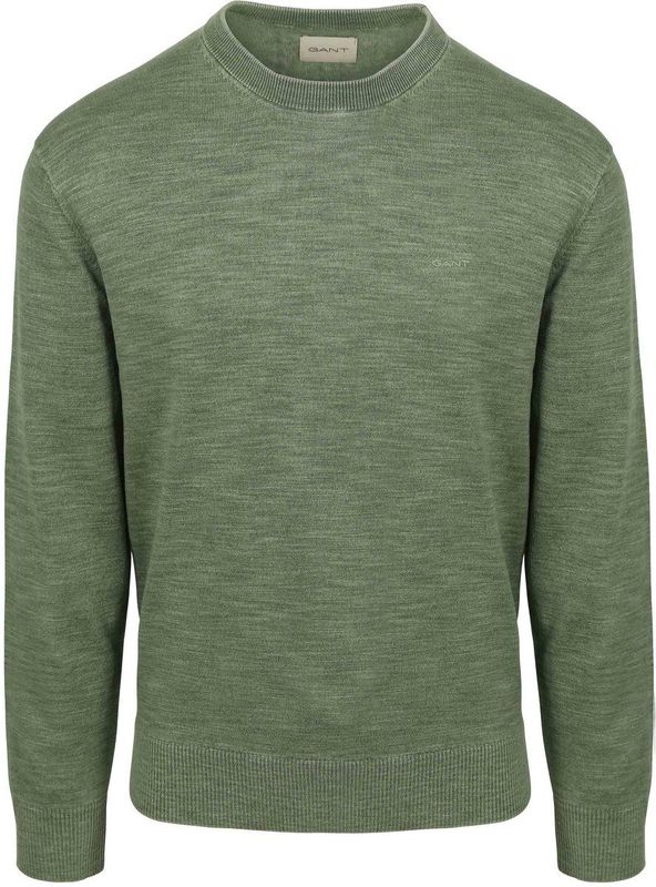 GANT - Sunfaded C-Neck - Trui - Kalamata Green - Katoen