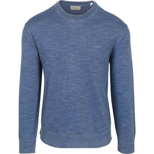 Gant Sunfaded crew neck blauw gemêleerd