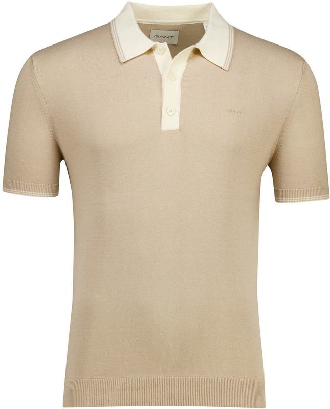 Gant - Polo - Beige - Modal Blend