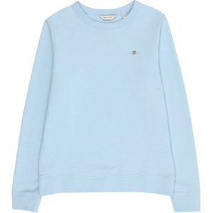 GANT Sweat-shirt unisexe en coton flammé pour enfant, Bleu Calming, 176