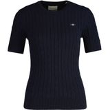 Gebreide Trui - Effen - Knitwear - Ronde Hals - Slanke Pasvorm