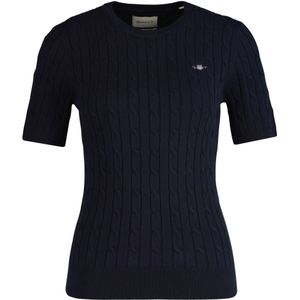 Gebreide Trui - Effen - Knitwear - Ronde Hals - Slanke Pasvorm