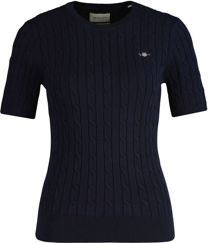 Gebreide Trui - Effen - Knitwear - Ronde Hals - Slanke Pasvorm