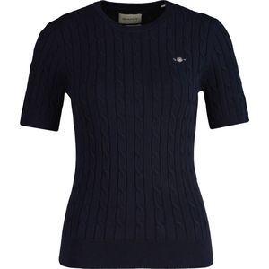 Gebreide Trui - Effen - Knitwear - Ronde Hals - Slanke Pasvorm