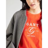 GANT - T-shirt - Puur Katoen - Regular Fit - Labelprint