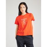 GANT - T-shirt - Puur Katoen - Regular Fit - Labelprint