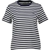 REG STRIPED SHIELD SS T-shirt, evening blue, XS
