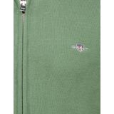 GANT - Men Casual Cardigan - Kalamata Green - Katoen