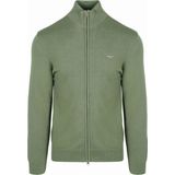 GANT - Men Casual Cardigan - Kalamata Green - Katoen