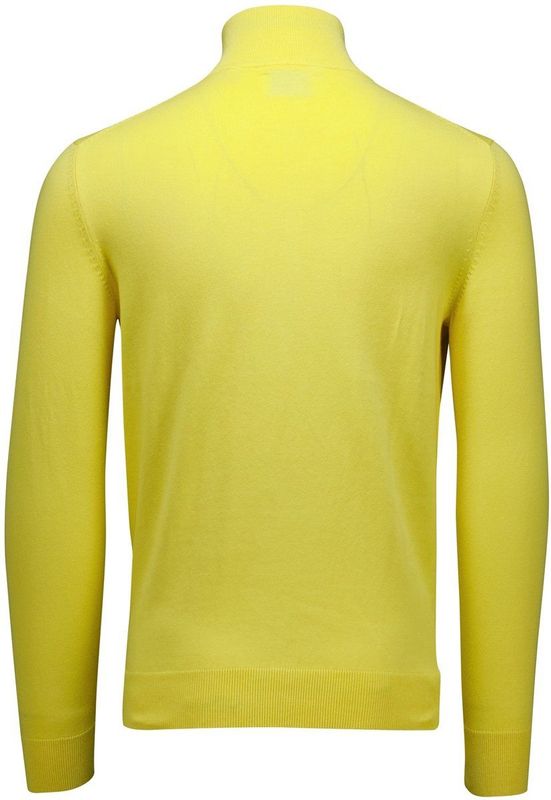 GANT Klassieke katoenen halve ritssluiting, Banana Yellow, S