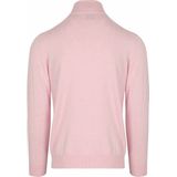 GANT - Classic Cotton Half Zip - Trui - Lichtroze Melange - Katoen 100%