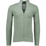 Gant - Gebreid Vest - Groen - 100% Katoen