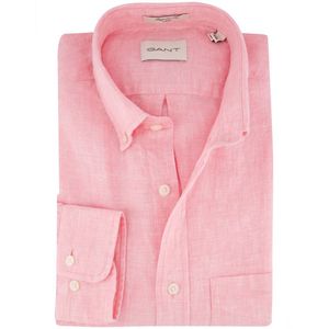 Gant, Heren, Overhemden, Roze, Maat: 4XL