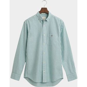 Gant Casual hemd lange mouw Groen REG CLASSIC OXFORD STRIPE SHI 3250028/322