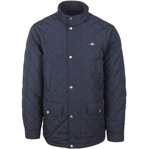 GANT - Quilted Windcheater Mid Jacket - Herenjas - Nachtblauw