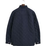 Gant - 7006497 Jas - Ruitvormig Doorgestikt - Gerecycled Polyester - Waterafstotend