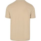 Shirt - Effen - Jersey - Normale Pasvorm - Kwartmouw