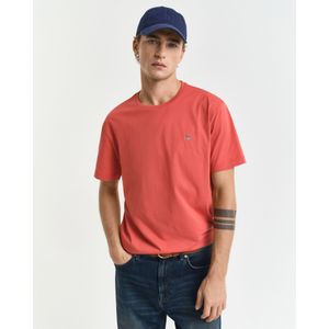 Gant  REG SHIELD SS T-SHIRT  Shirts  heren Rood