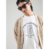 GANT Sweatshirt  zwart / offwhite