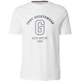 GANT Sweatshirt  zwart / offwhite