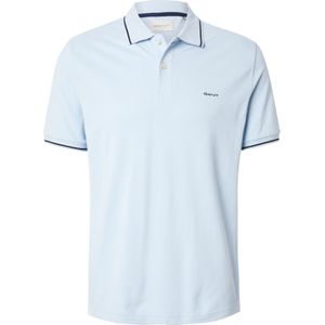 GANT - Tipping Ss Pique Polo - Polo - Fresh Blue - Katoen 100%