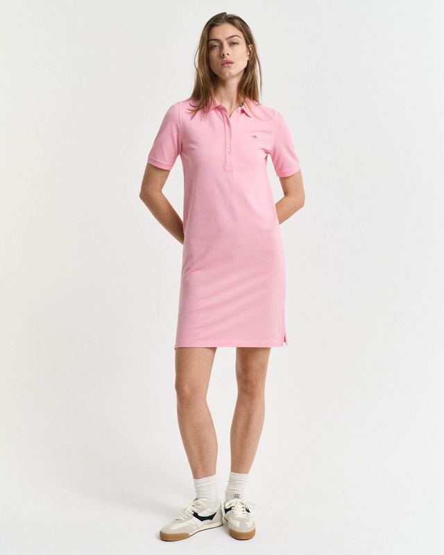GANT SHIELD SS PIQUE POLO Dress, Géranium rose., XXL