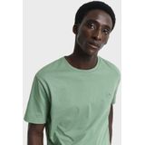 Gant T-shirt Shield Logo - Groen - Katoen - Korte Mouw