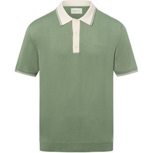 Gant - Modal Blend SS Polo - Groen - Katoen/Modal