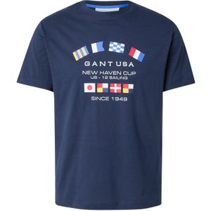 Gant - Graphic 2003299 - T-shirt - Katoen - Korte Mouwen