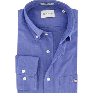 Gant - Casual Overhemd - Blauw - Katoen
