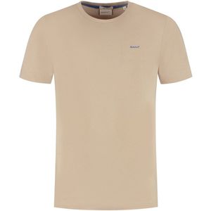 T-shirt - Beige - 100% Katoen - Regular Fit