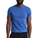 GANT - Contrast Logo T-Shirt - Zwart - Katoen