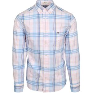 Gant Hemd Tartan Kariert Rosa - Größe 3XL