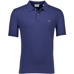 Gant - Shield Polo - Regular Fit - Donkerblauw - 100% Katoen