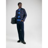 GANT Heren T-shirt met barstrepen, Rich Blue, Rich Blue., S