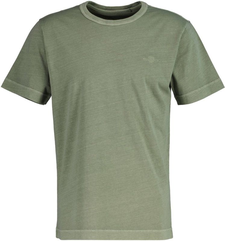 Gant - Sunfaded T-shirt - Groen - Korte Mouw - 100% Katoen