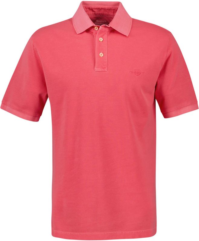 Gant - Polo - Rood - Katoen - Korte Mouw