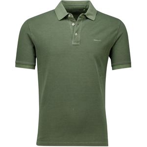Gant - Polo - Groen - 100% Katoen - Korte Mouwen