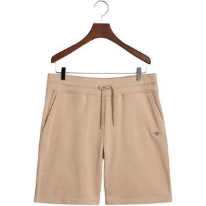 Gant - Reg Shield - Korte Sportbroek - Beige