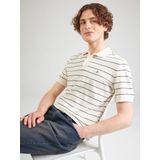 GANT - Gestreepte Korte Mouw Polo - Blauw - Katoen