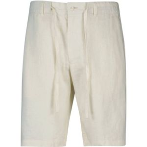 GANT - Relaxed Linen Ds Shorts - Crème - Korte Broeken