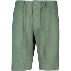 GANT - Relaxed Linen Ds Shorts - Kalamata Green - Korte Broeken