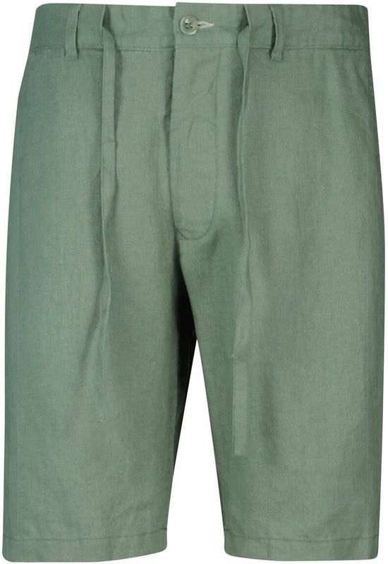 GANT - Relaxed Linen Ds Shorts - Kalamata Green - Korte Broeken